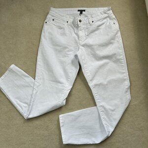 Eileen Fisher Women’s 6 Straight Ankle Jeans Stretch Organic Cotton